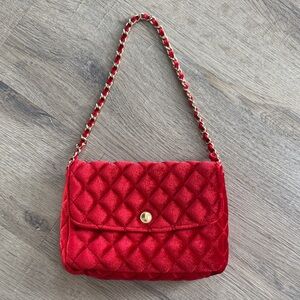 Janie & Jack Poppy Red Quilted Purse